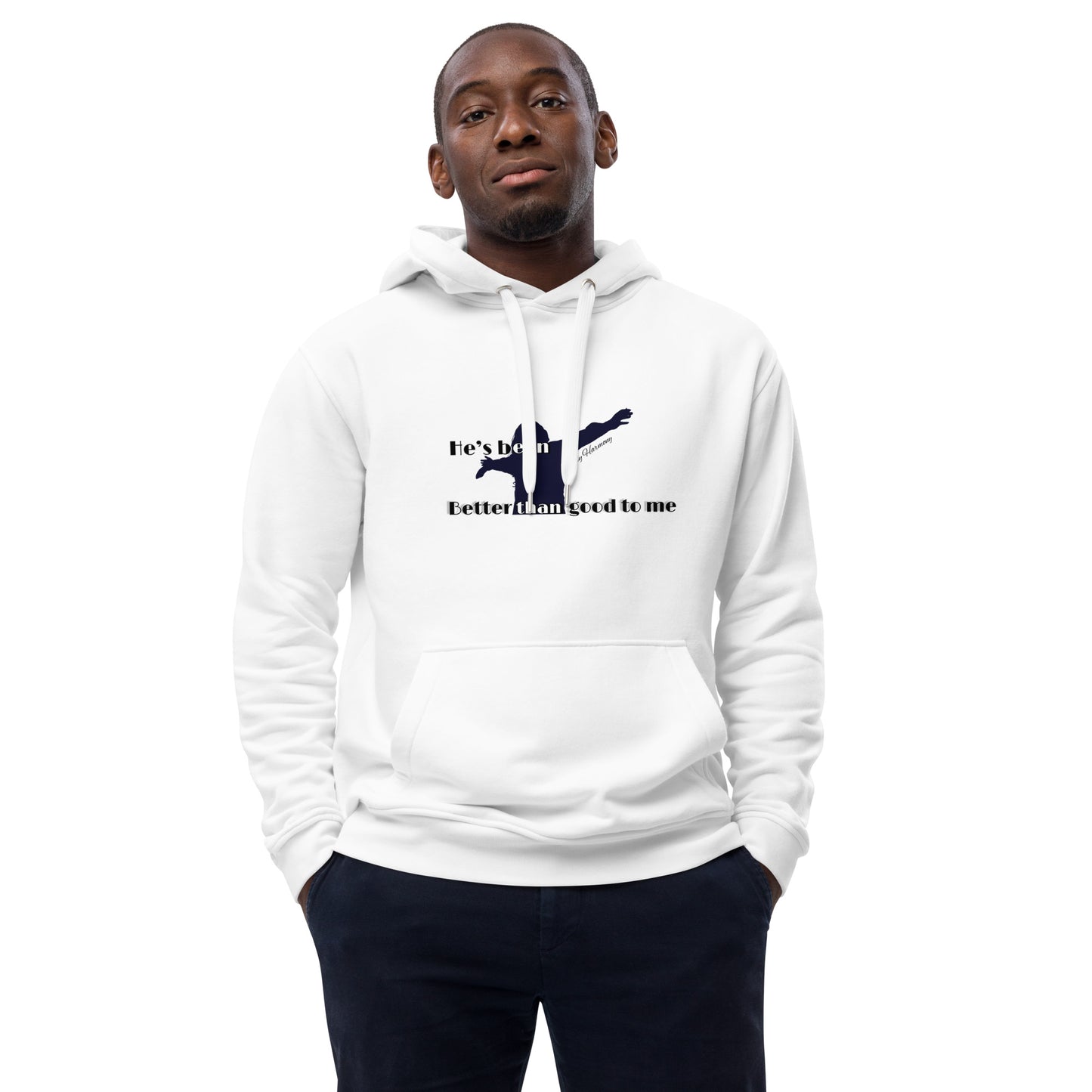 Better than good to me hoodie (white)